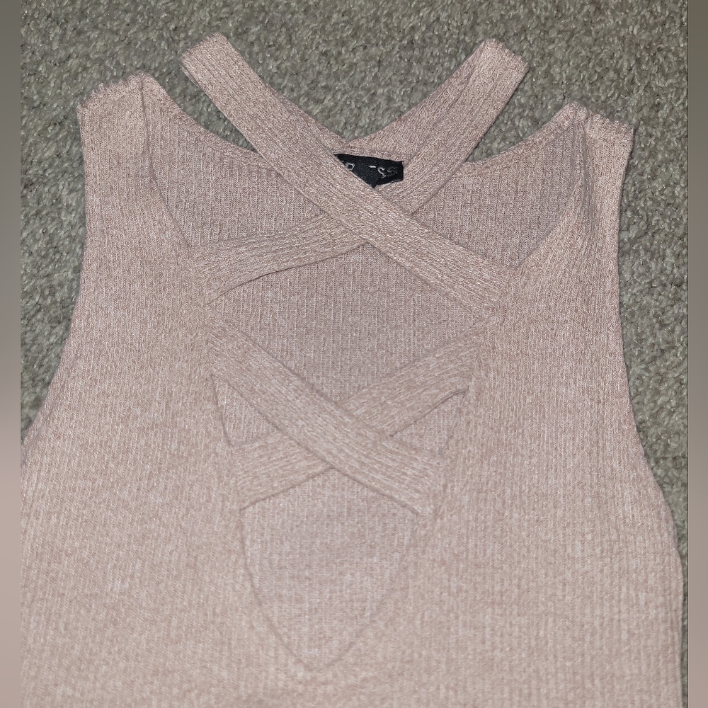 Express deep V cross front bodysuit - Picture 3 of 4